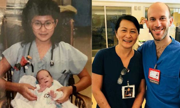 Νοσοκόμα ανακάλυψε ότι ο νέος της συνάδελφος ήταν πρόωρο μωρό που φρόντισε πριν 28 χρόνια