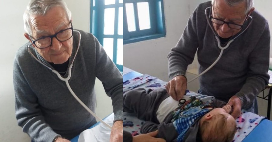 Η συγκινητική ιστορία του 92χρονου γιατρού που εξετάζει δωρεάν παιδιά από άπορες οικογένειες