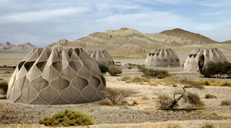 Αρχιτέκτονας εφηύρε σκηνή που συλλέγει βρόχινο νερό και αποθηκεύει ηλιακή ενέργεια