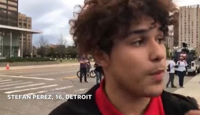 Ντιτρόιτ: 16χρονος διοργάνωσε πορεία και ο δήμαρχος του τηλεφώνησε κλαίγοντας